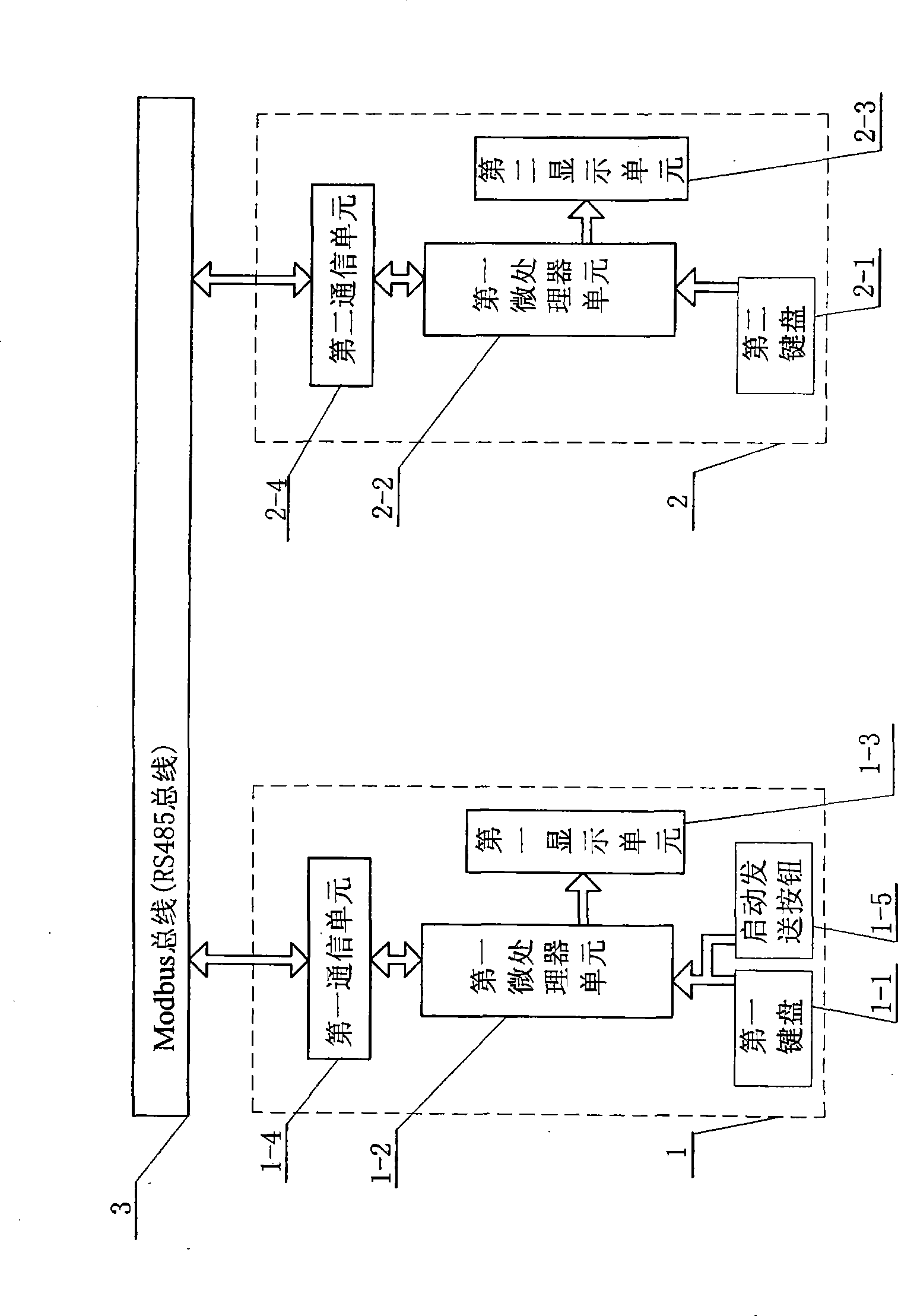 Method for setting up, detecting and displaying interval time of characters inside Modbus RTU frame and between frames