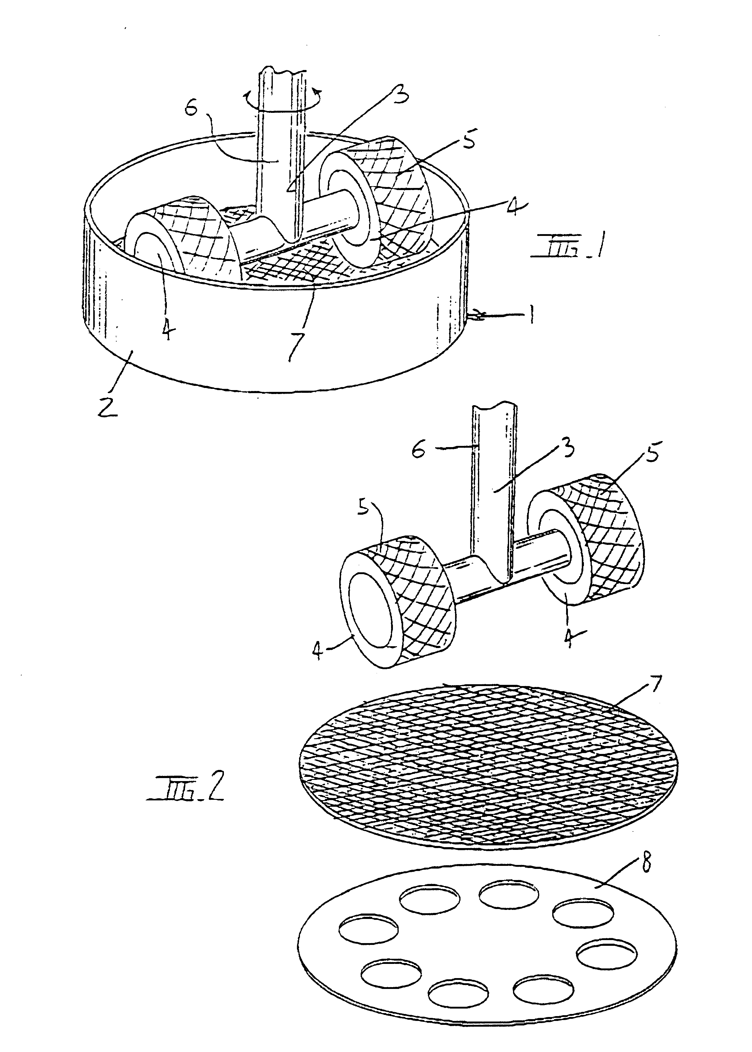 Method of making granules and the granulator