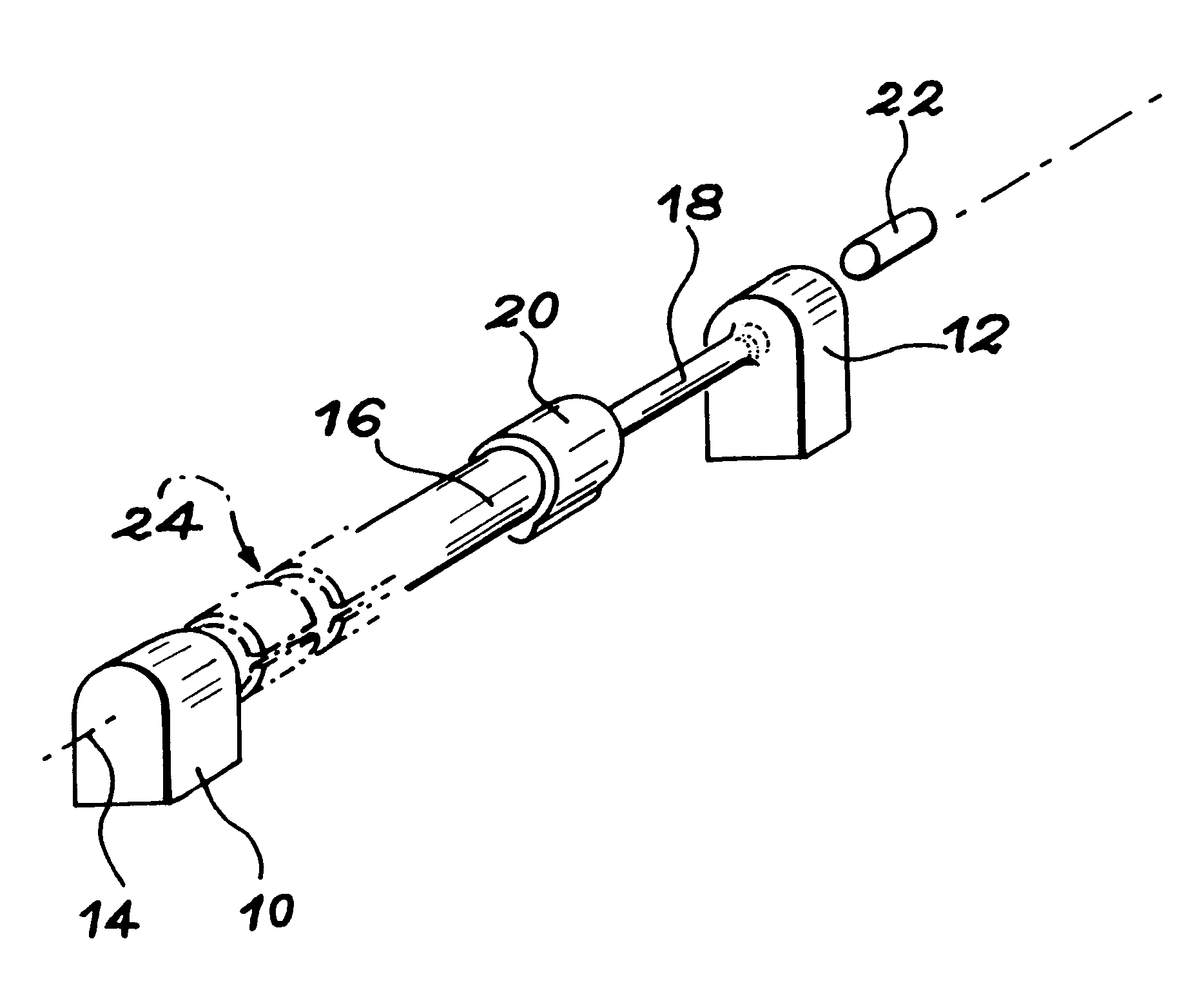 Device for controlling a relative rotation between two articulated elements and a deployable mechanical structure, particularly for a space vehicle, using at least one device of this type