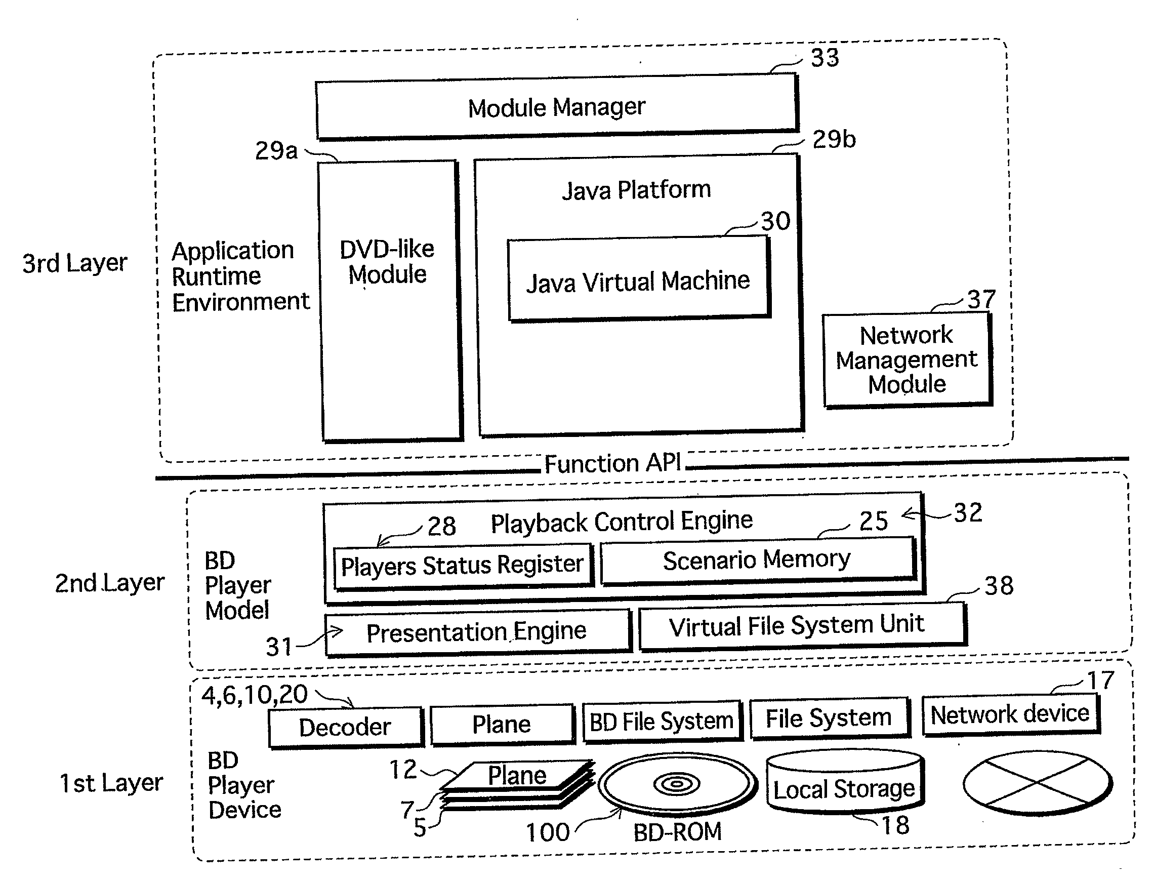 Playback apparatus for performing application- synchronized playback