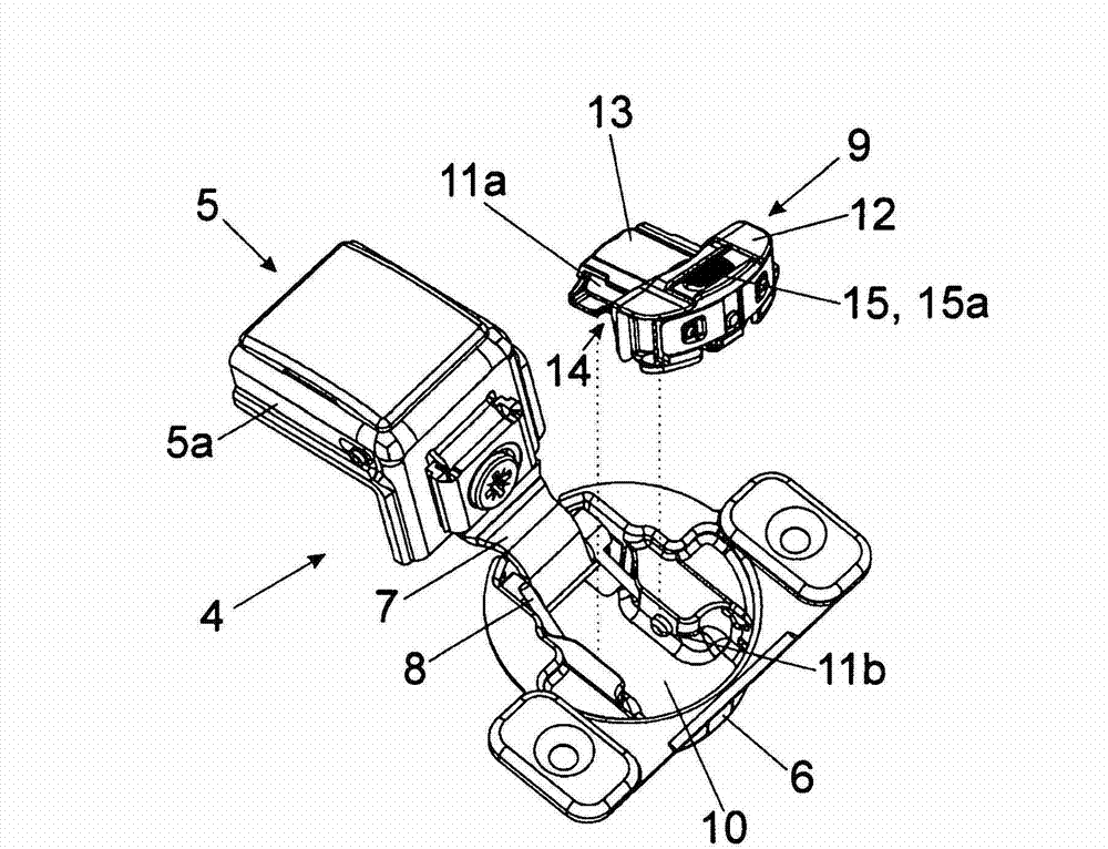 Damping device for furniture parts