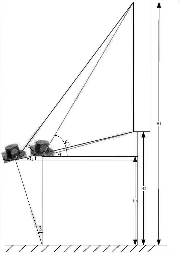 Method for cooperative control over double guns of charged water flushing robots of substations