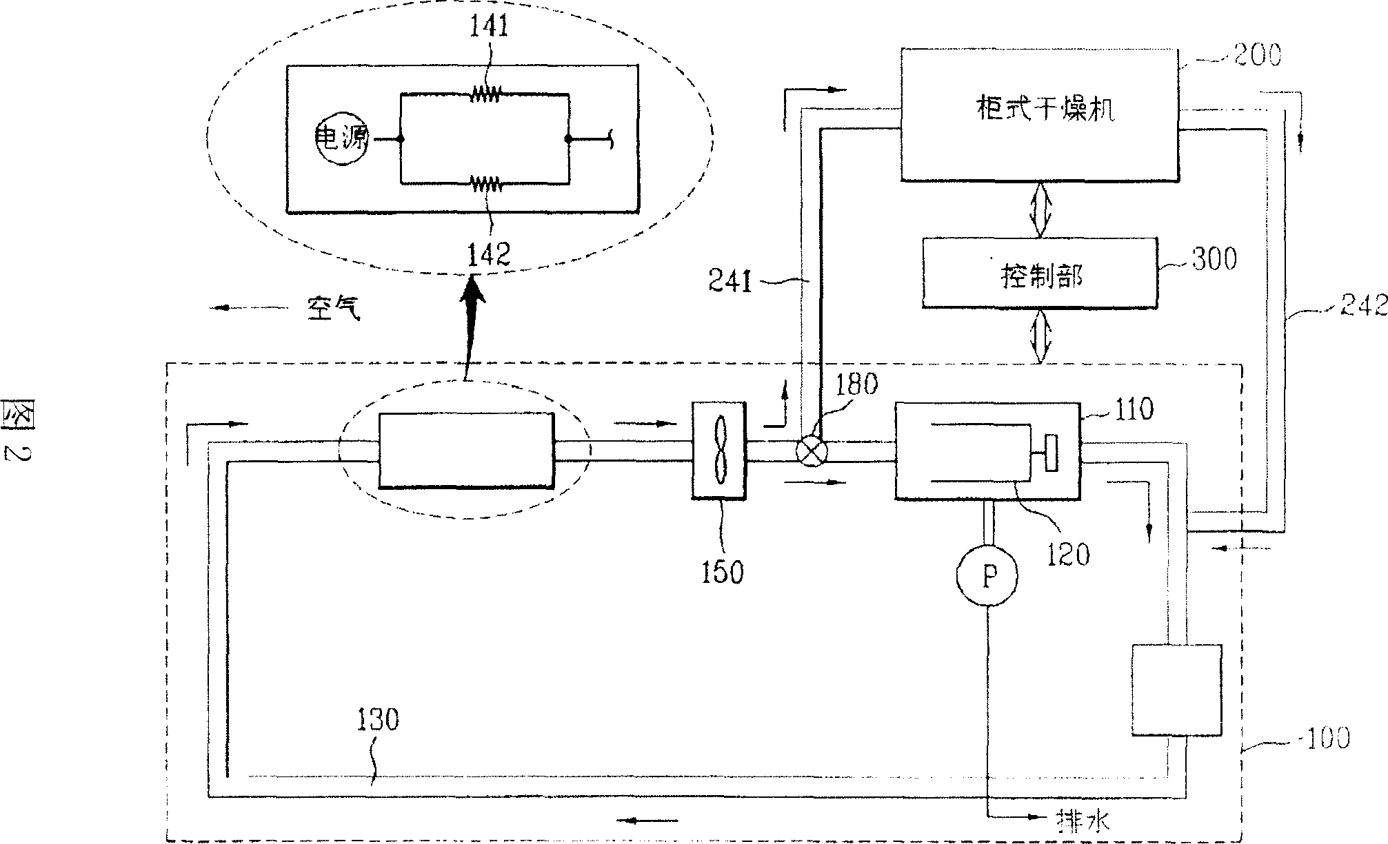 Washing device and its operation controlling method