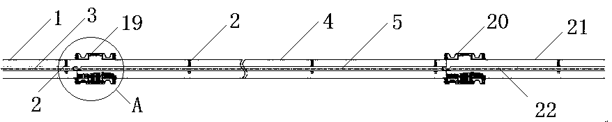 Gas-insulated metal-enclosed power transmission line and axial expansion joint thereof