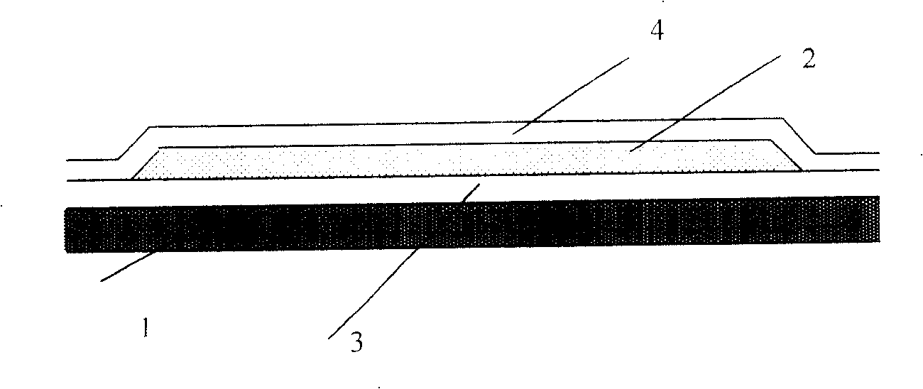 TFT LCD array substrate peripheral wiring structure and its producing method