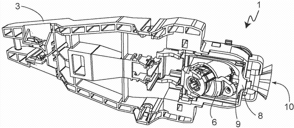 Door handle assembly of a motor vehicle