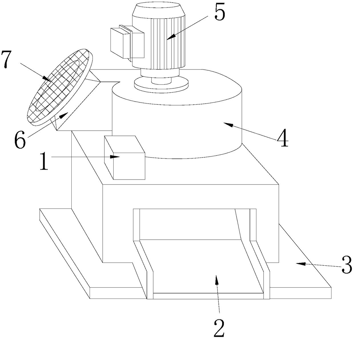 Fall difference type hydroelectric equipment