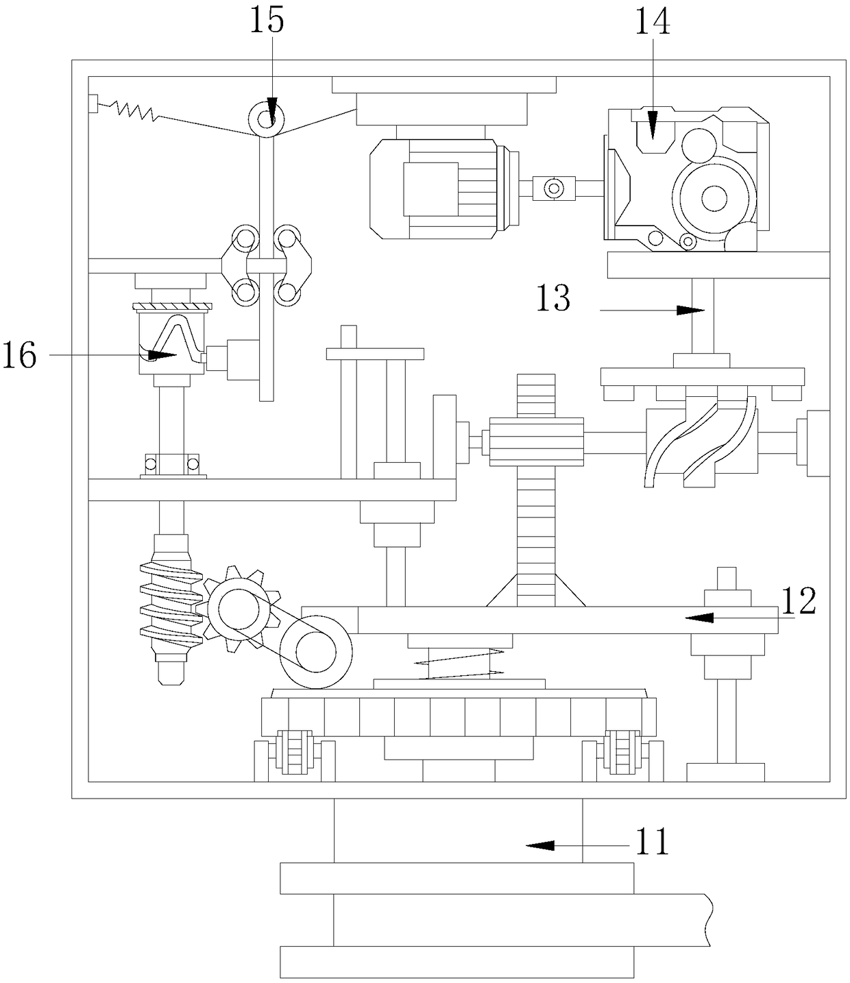 Fall difference type hydroelectric equipment