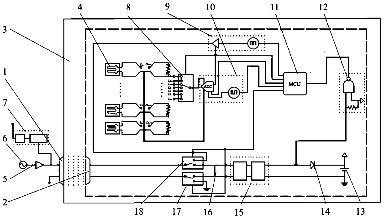 A wireless sensor communication device embedded in metal and its communication method