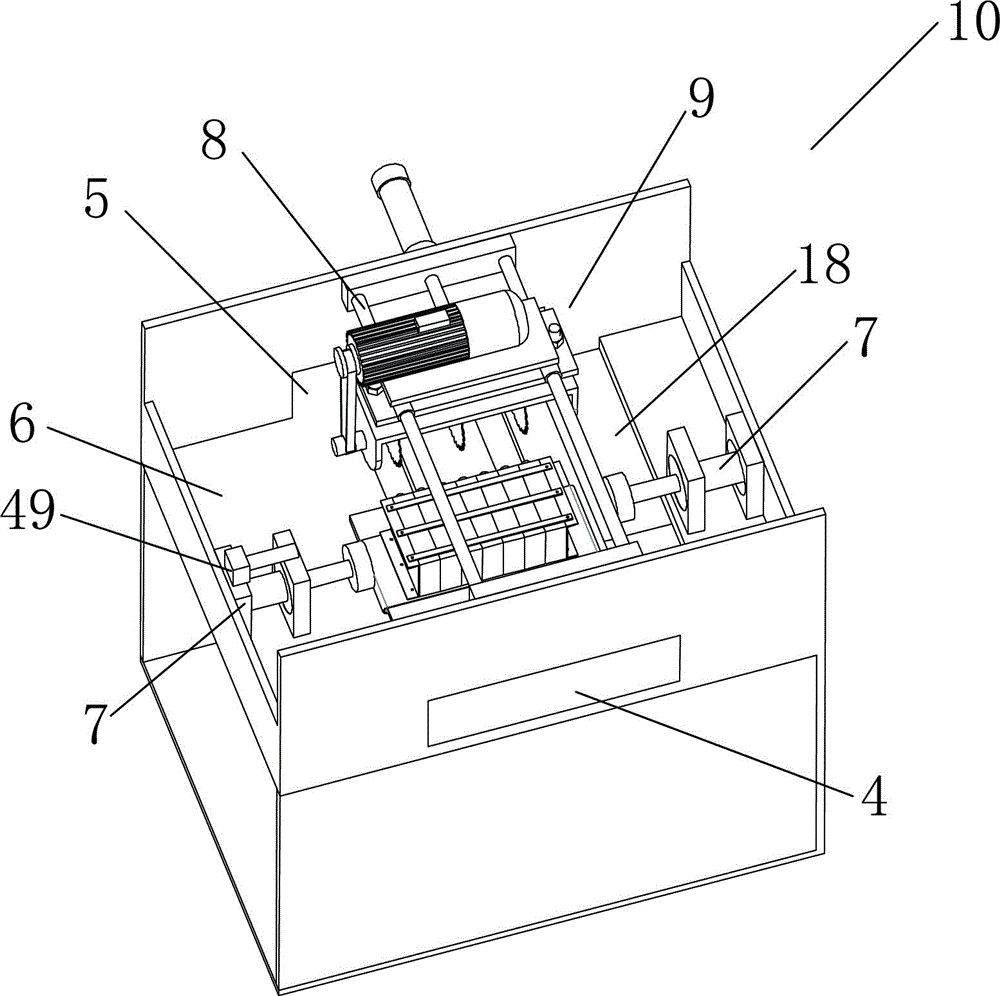 Power battery module separation equipment for electric vehicle