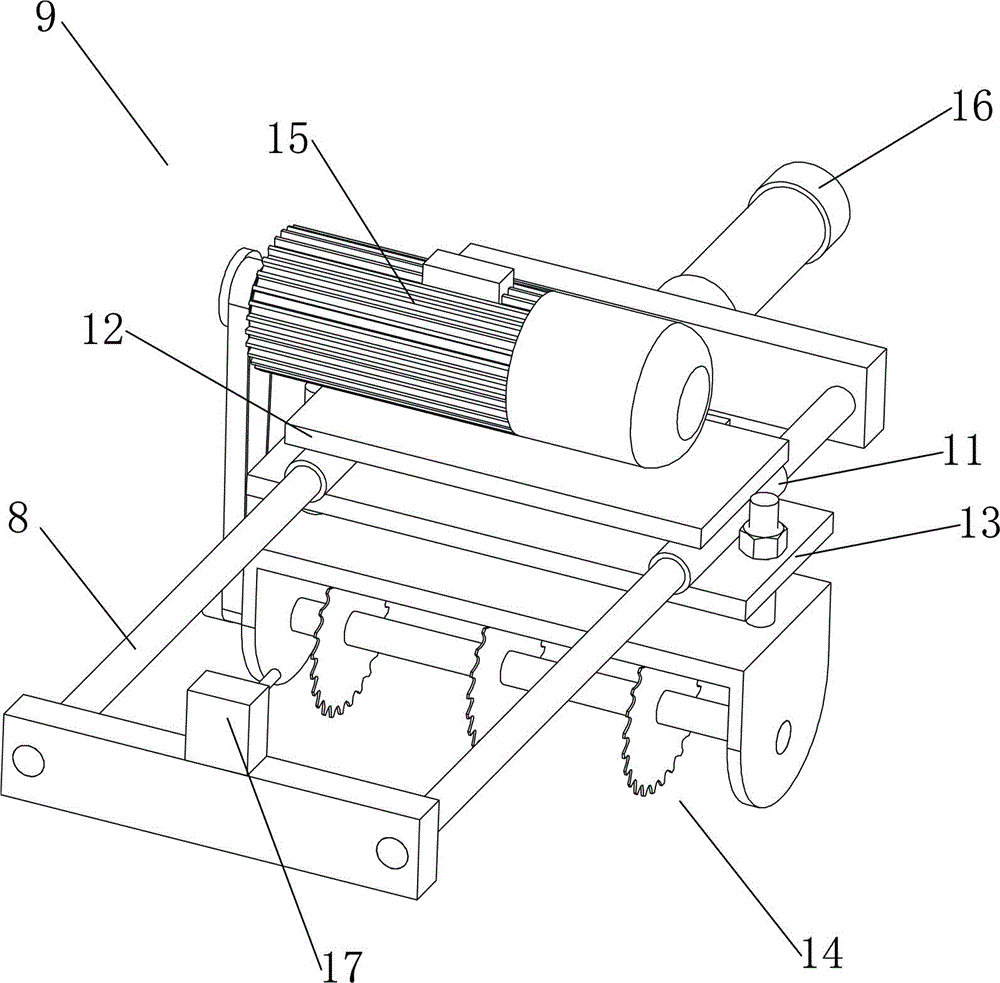 Power battery module separation equipment for electric vehicle