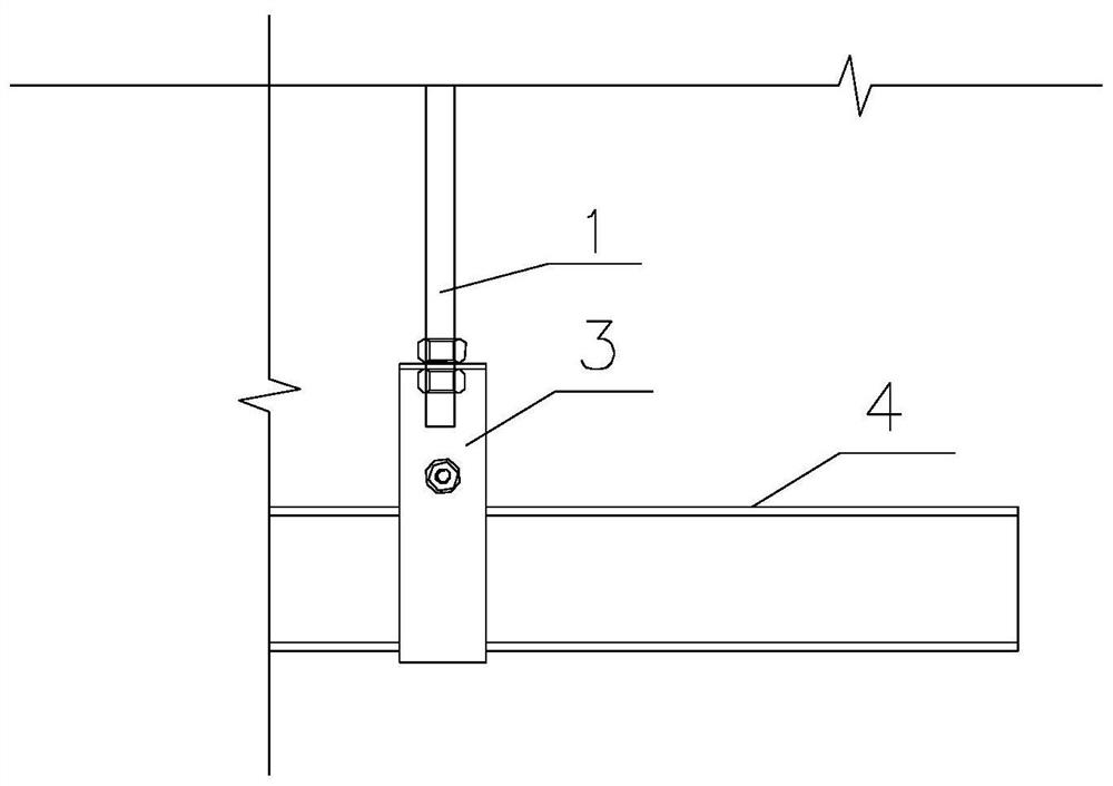 Construction method of anti-seismic suspender device