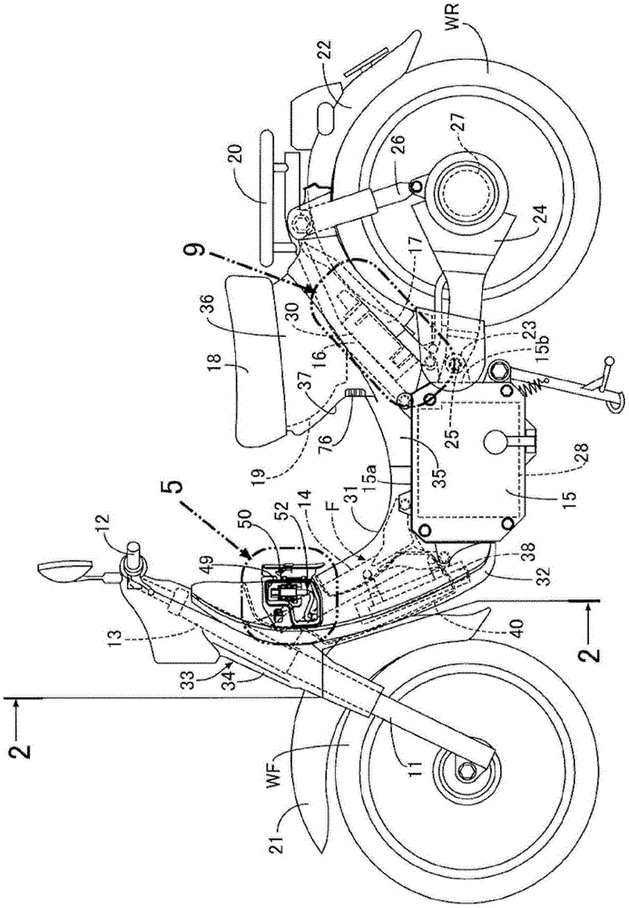 Saddle-ride electric motor