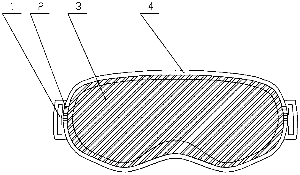 Preparation method of personalized 3D printing medical isolation goggles