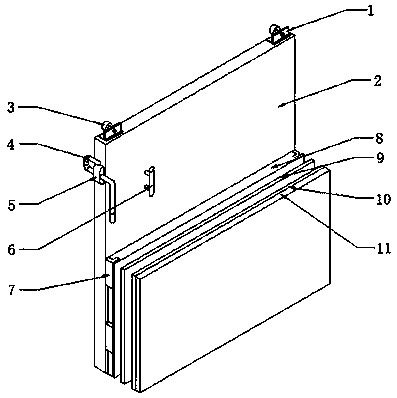 Safe anti-collision door for cold storage