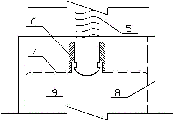 A kind of screw-type bulldozing sample device and bulldozing sample method