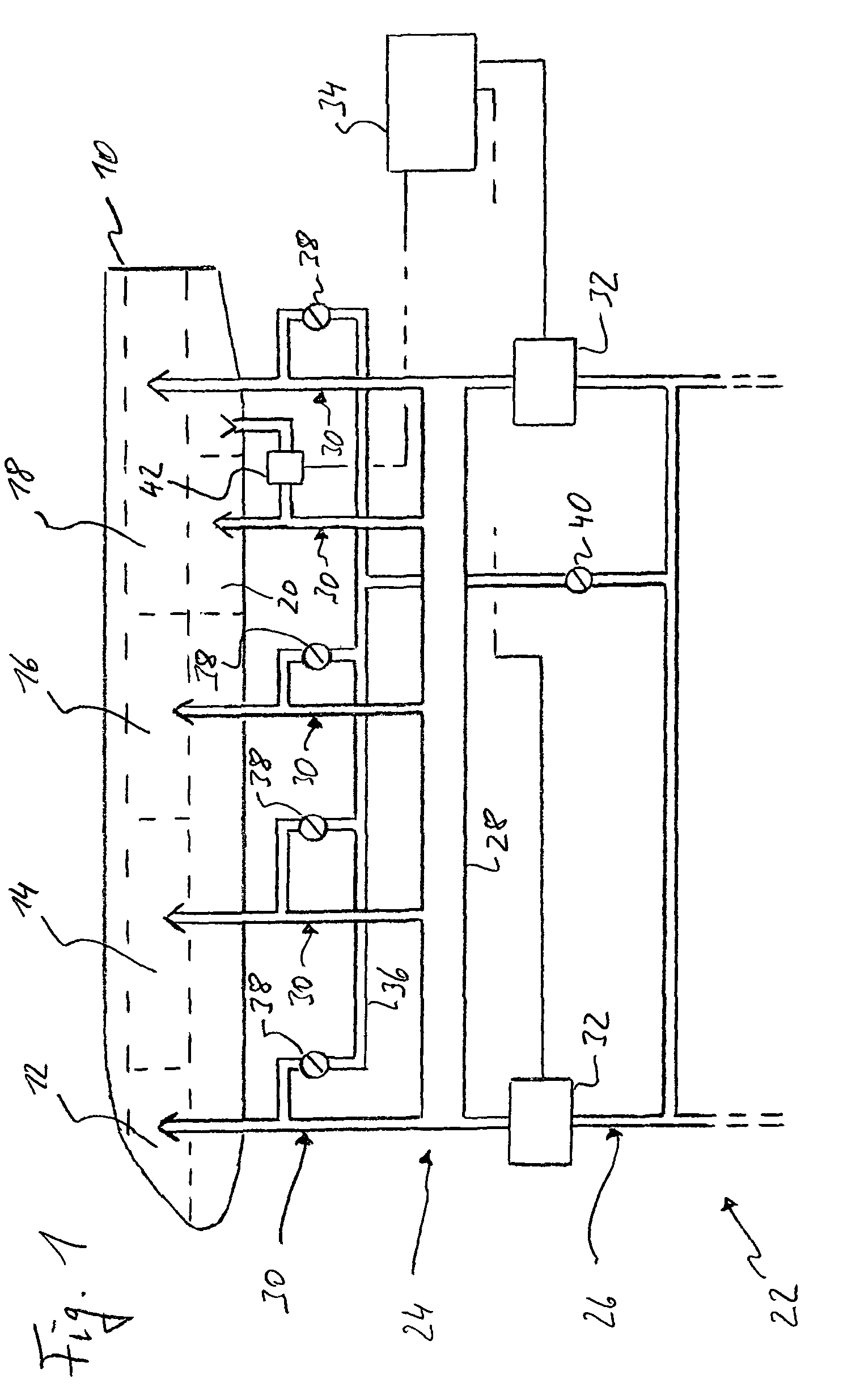 Air conditioning arrangement for an aircraft with a plurality of climate zones that may be individually temperature-controlled