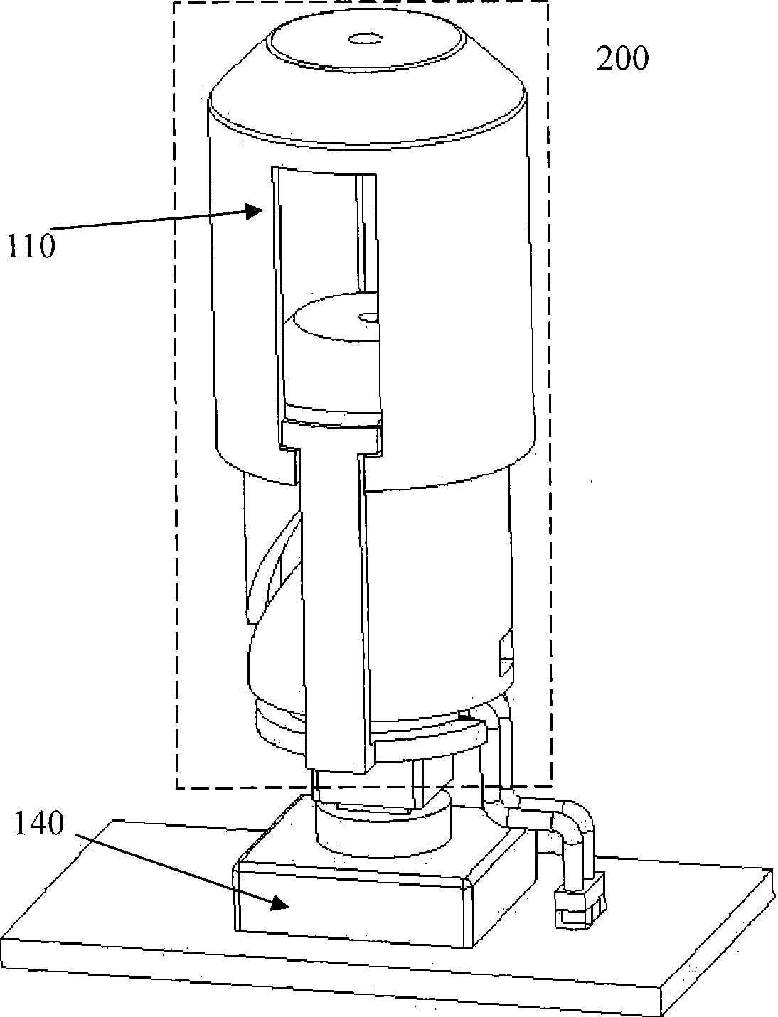 Telescopic switching operation control system