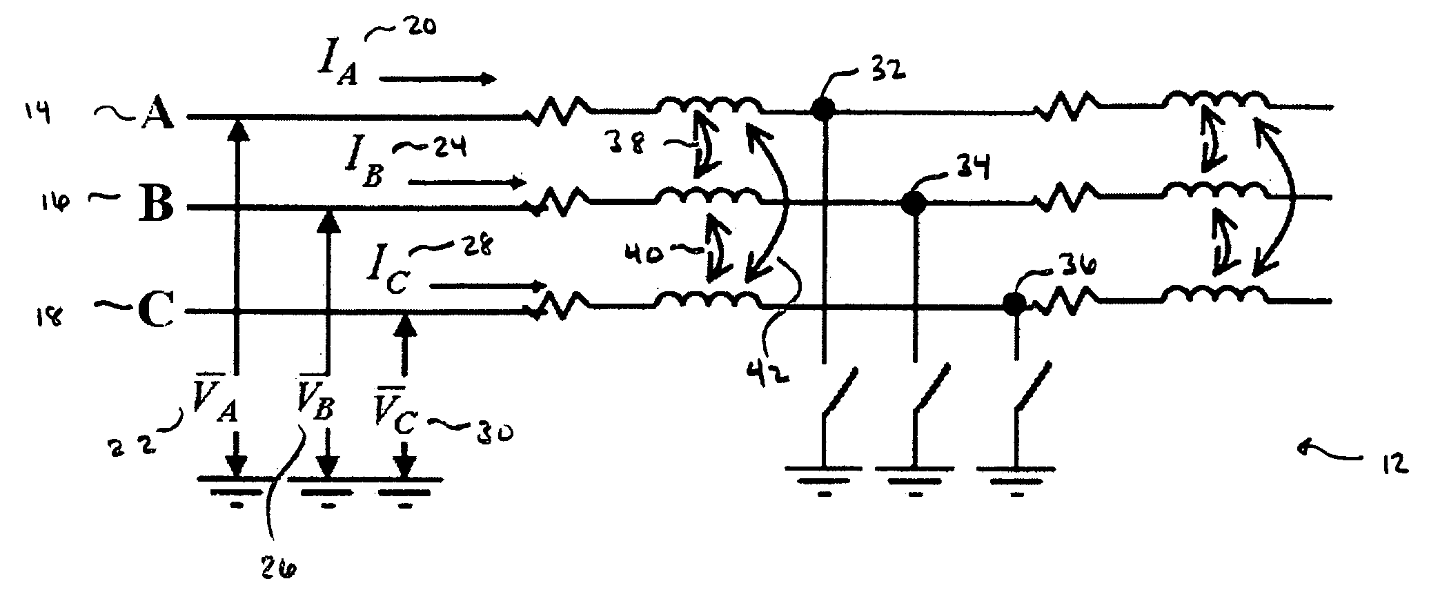 System for maintaining fault-type selection during an out-of-step condition