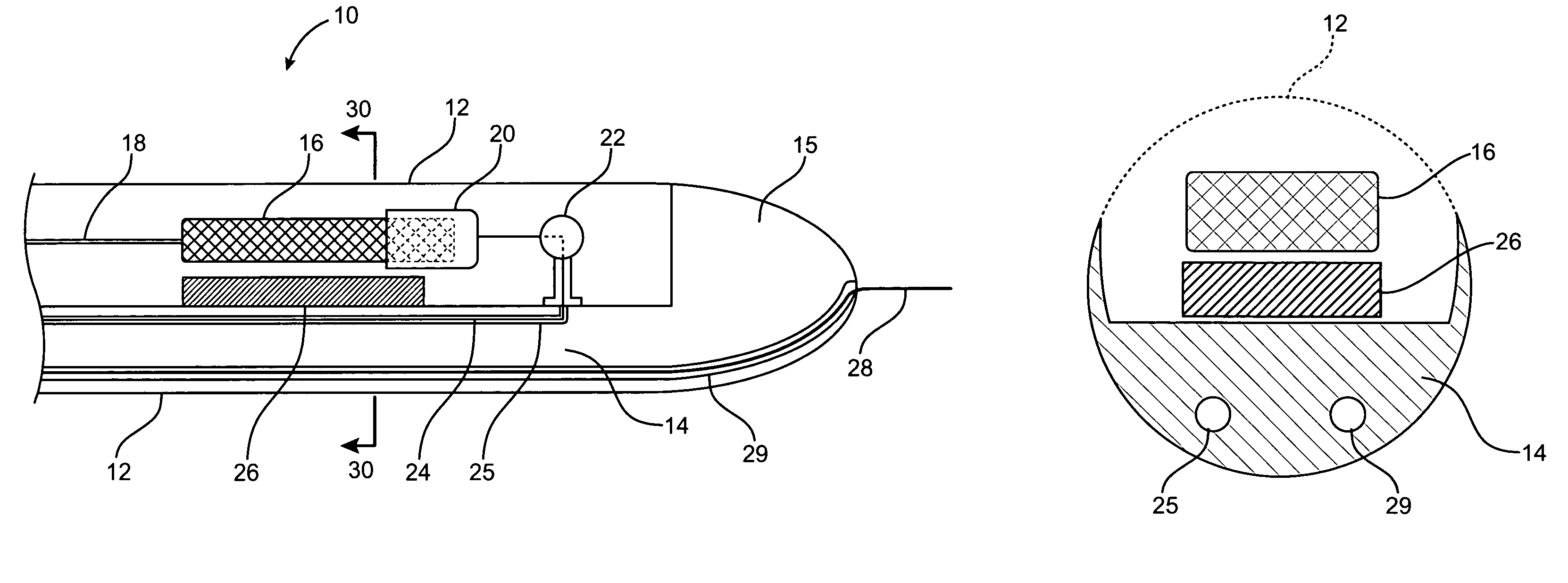 Device for delivering a sensor to the endovascular system and method of use