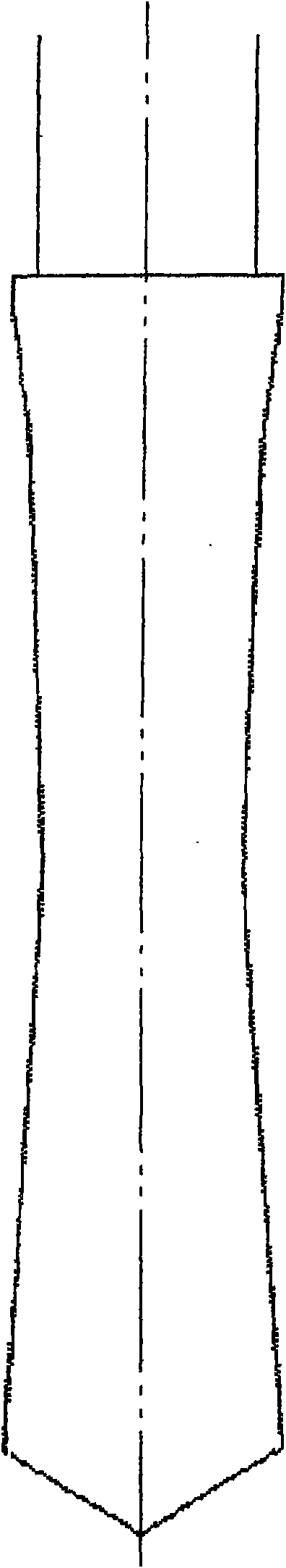 Small-diameter deep hole drill and fine deep hole processing method