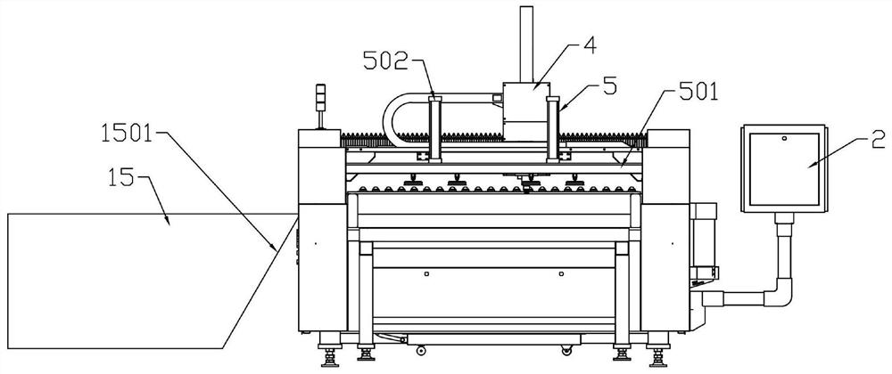 Novel laser cutting machine