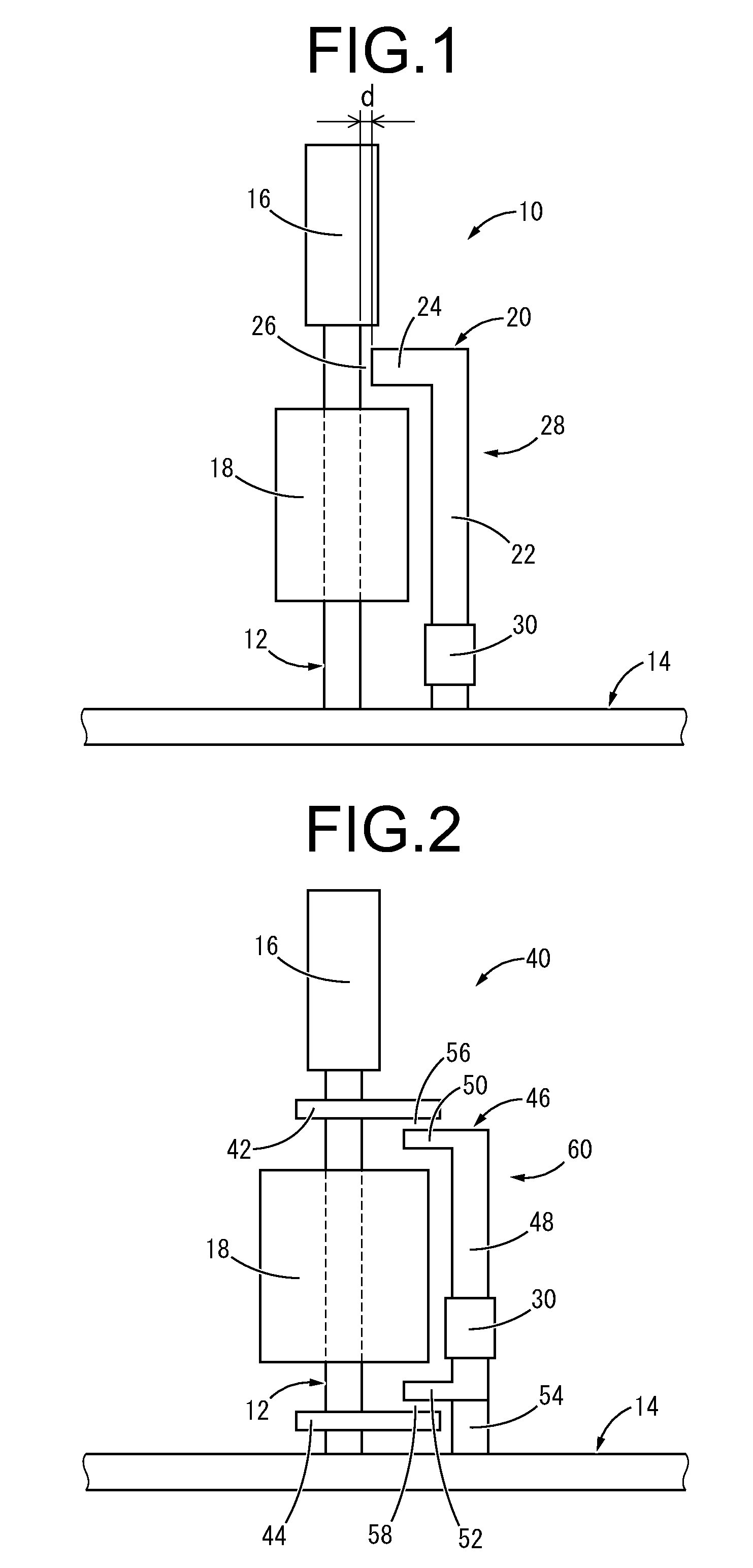 Magnetostrictive vibration power generation device