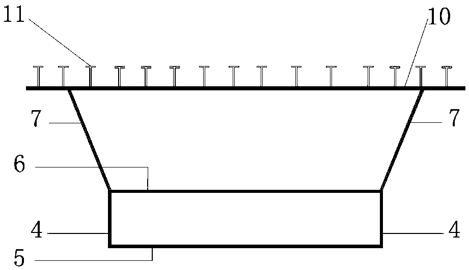 A composite steel box girder and its construction method