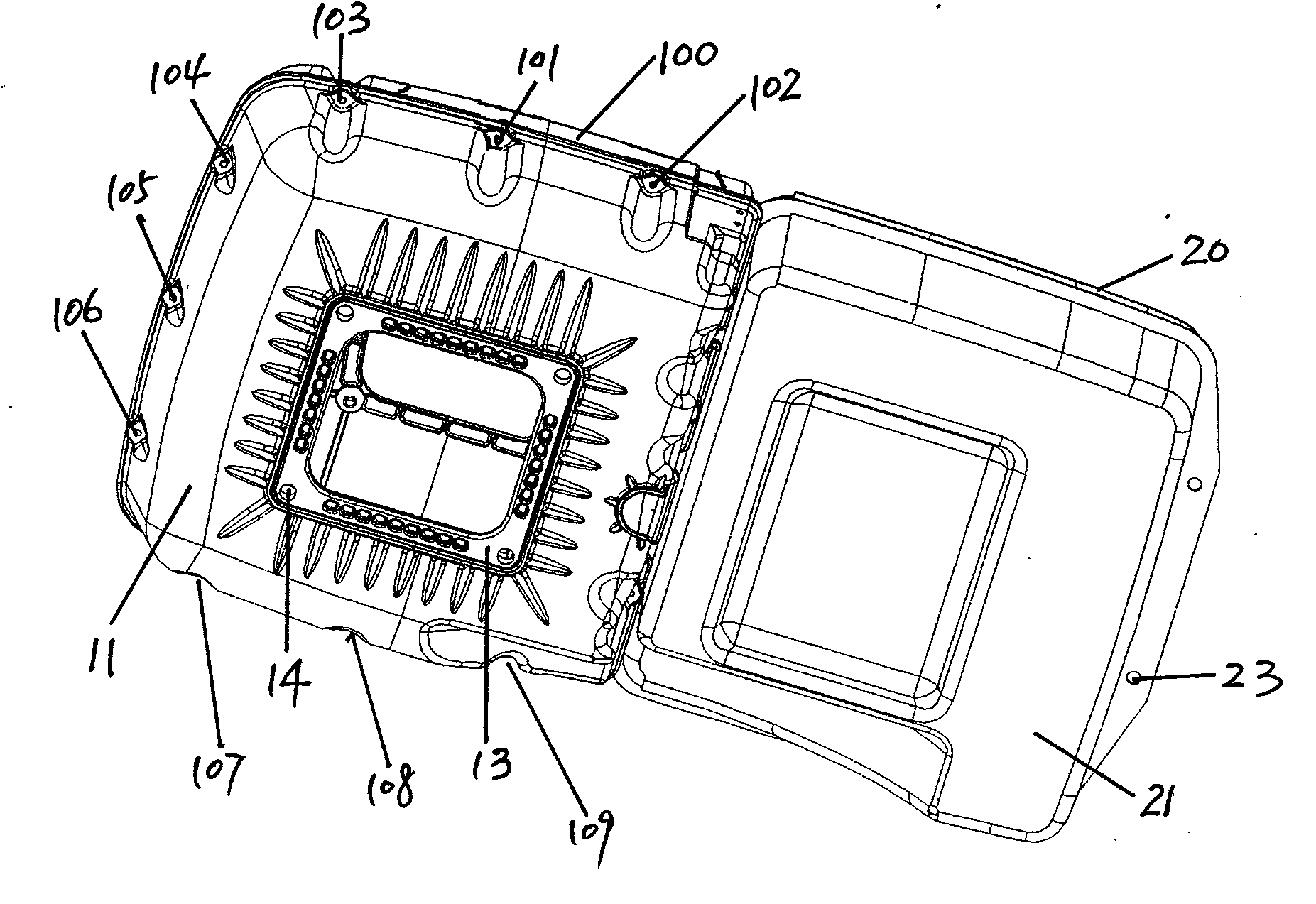 Water tank and horizontal single-cylinder evaporative diesel engine with same