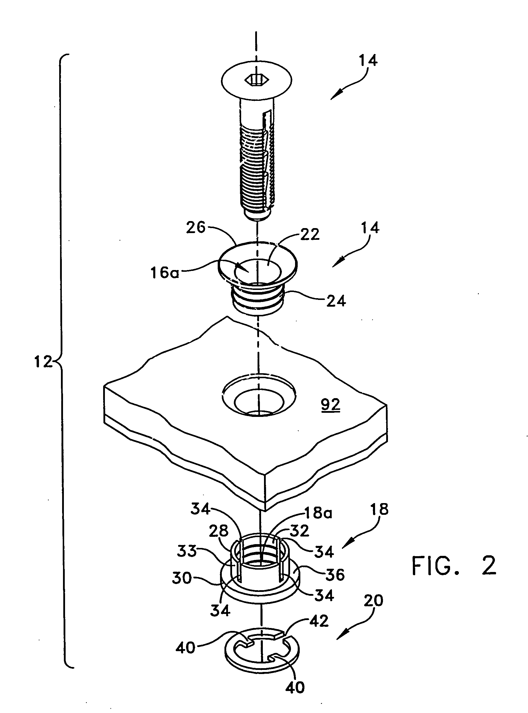 Fastening assemblies and components thereof