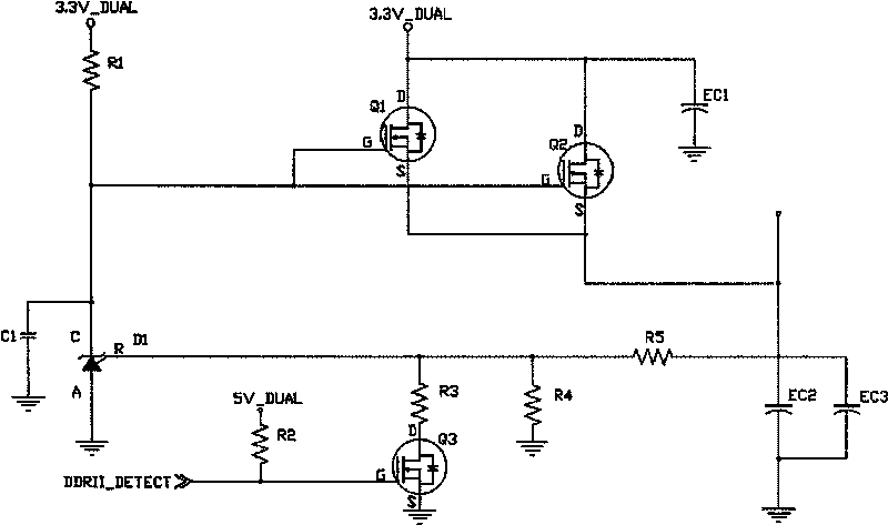 Linear voltage-stabilized power supply circuit