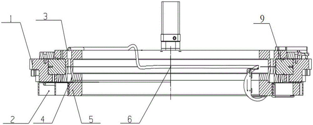 Wiring device for rotating scanning of cone beam CT machine