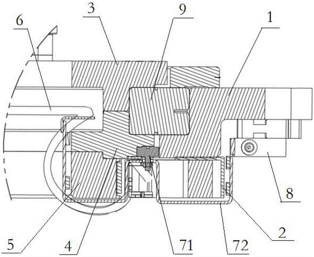 Wiring device for rotating scanning of cone beam CT machine