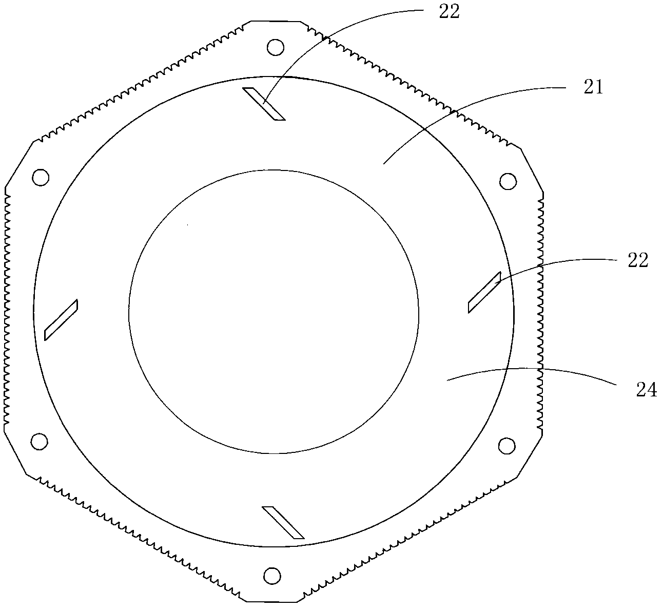 Joint fastening member and fastening connecting member