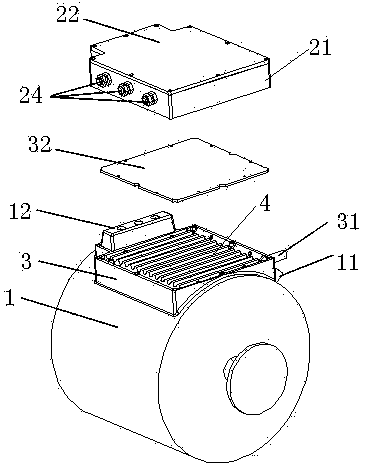 Motor and vehicle with same