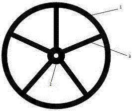 Imageable bicycle hub