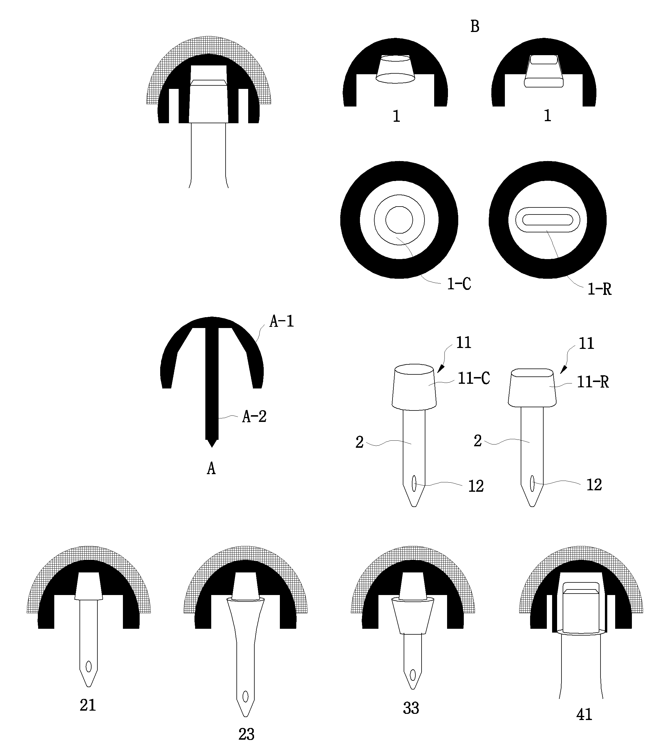 Modular Femoral Head Surface Replacement, Modular Femoral Neck Stem, and Related Sleeve, Adapter, and Osteoconducting Rod