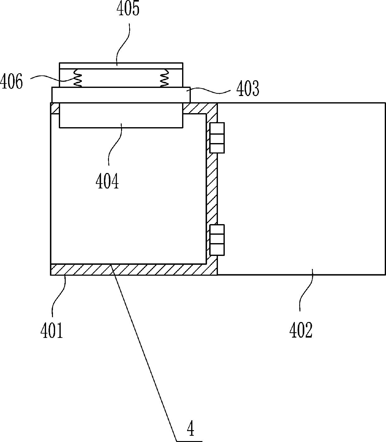 Settlement observation mark protective device for building surveillance