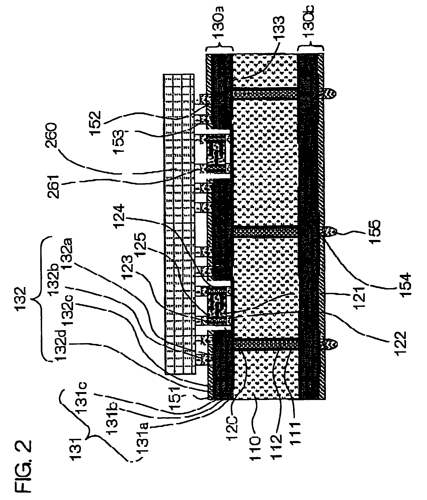 Wiring substrate for mounting semiconductor components