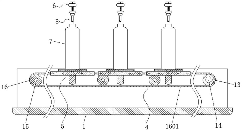 A high-efficiency ceramic glaze sealing device