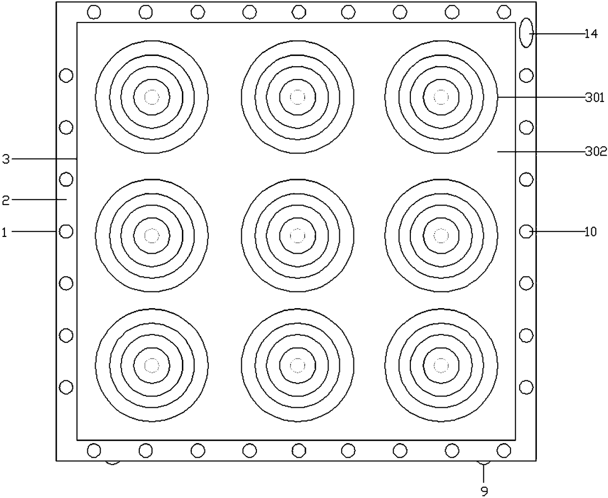 Decorative sheet with growth rings and illumination function