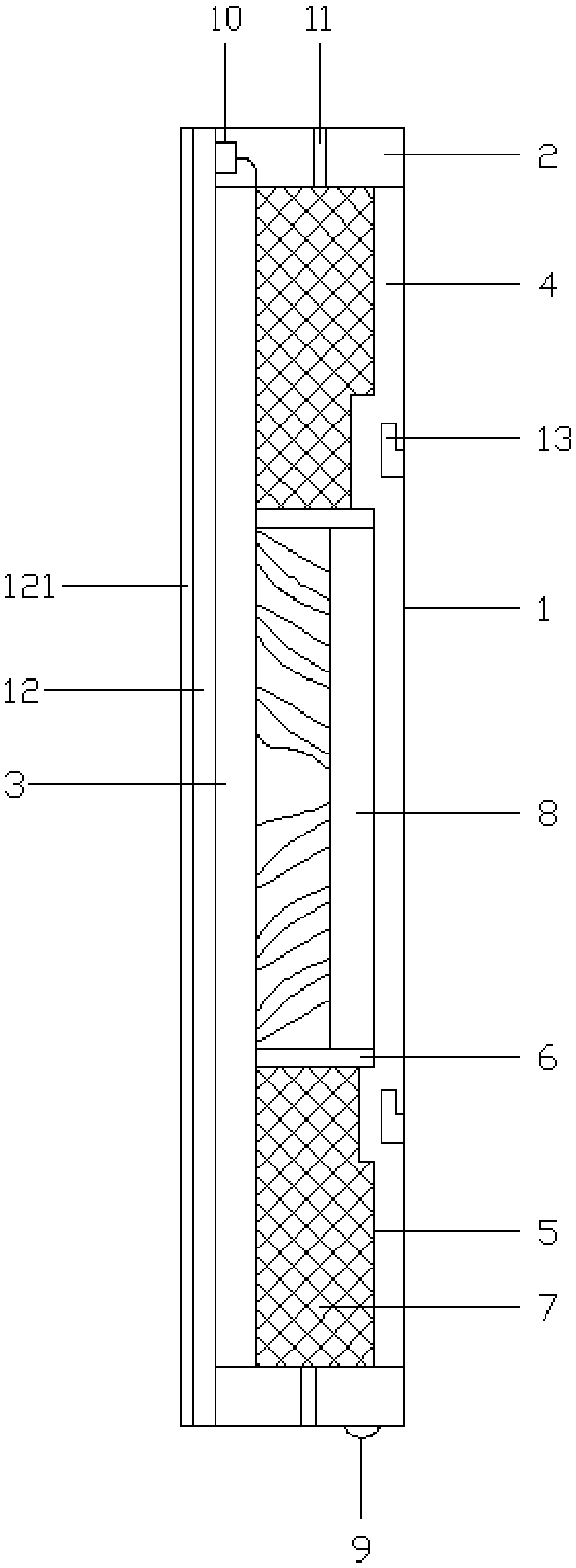 Decorative sheet with growth rings and illumination function