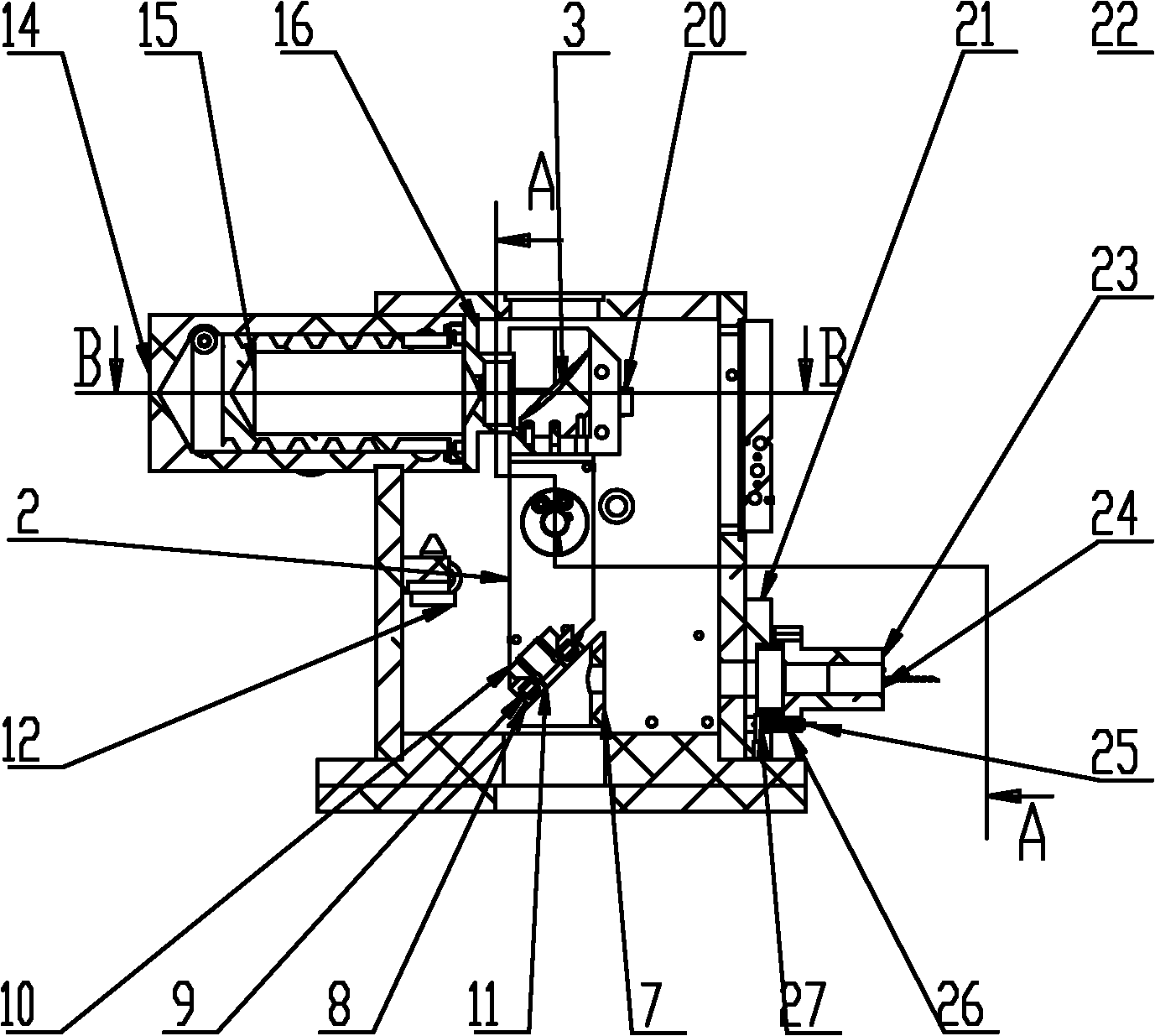 Mechanical optical gate of high-power laser