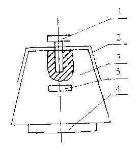 Method for repairing moving cone of cone crushing machine