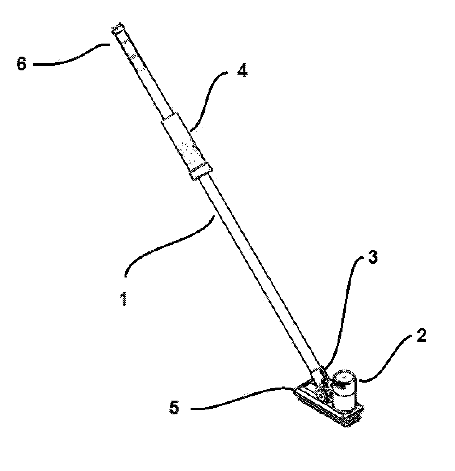 Curling broom incorporating a motor