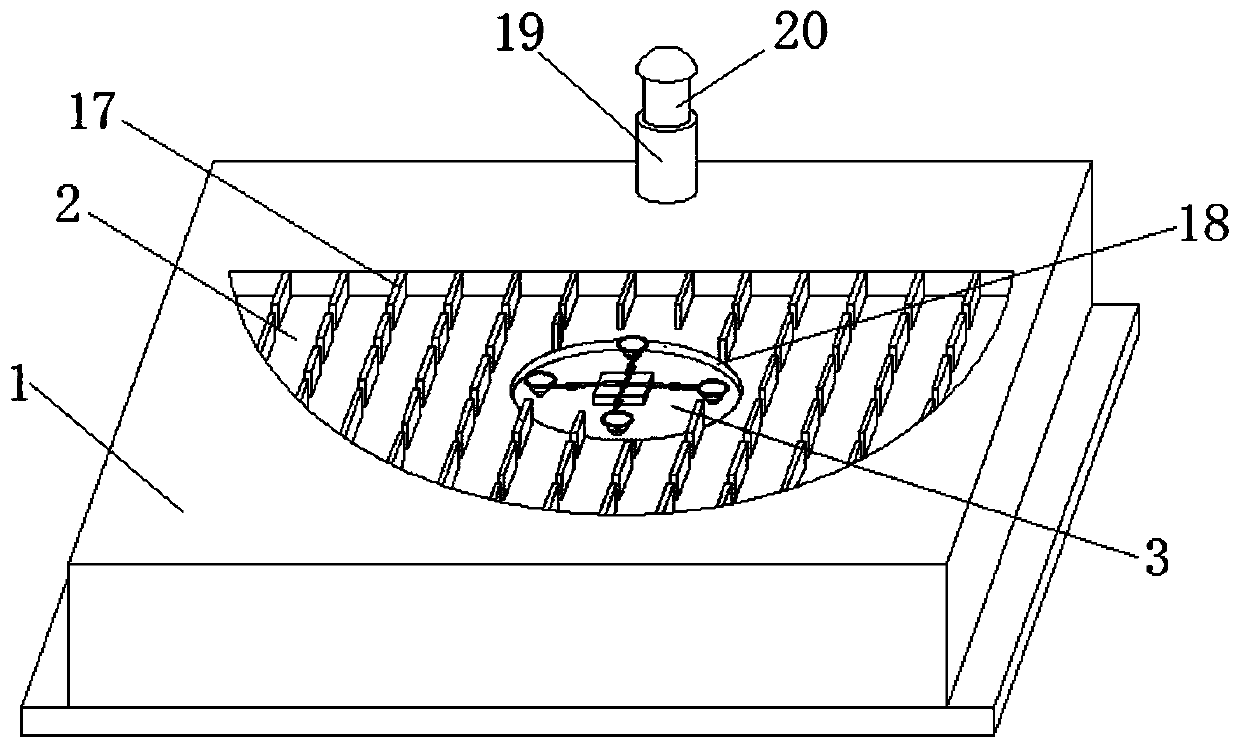 Multi-angle micro-shape cutting machining device and machining method