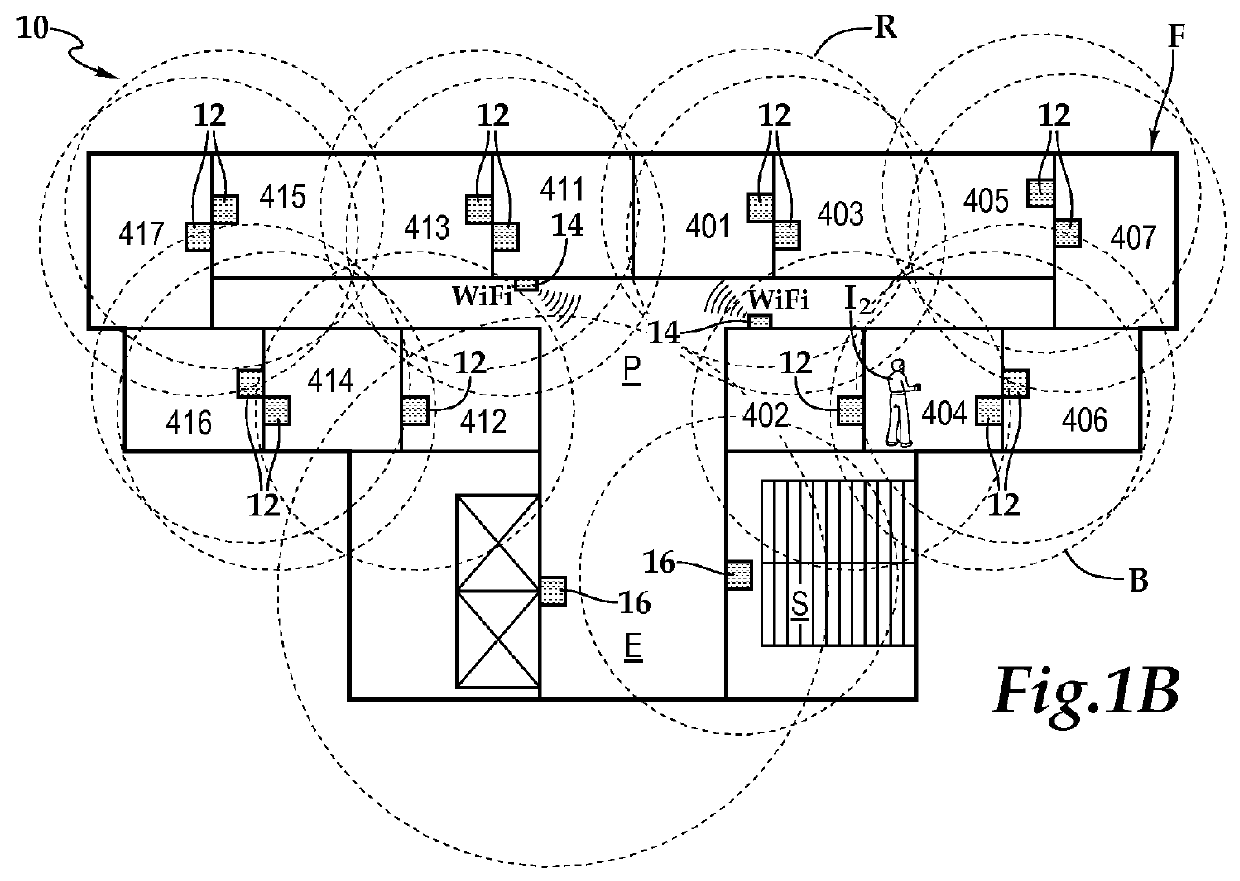 Set-top box, system and method for providing awareness in a hospitality environment