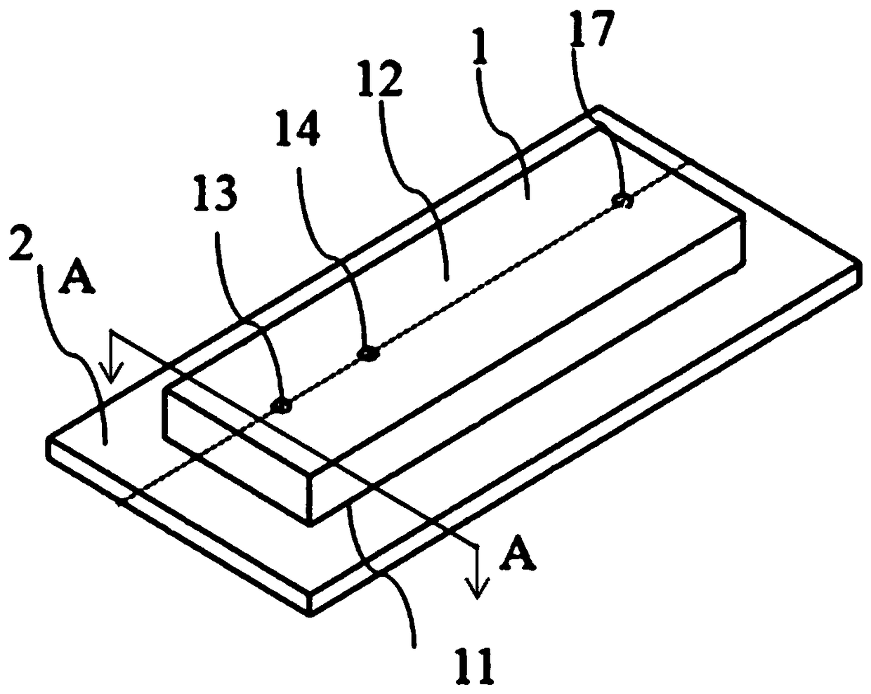 Nucleic acid detection micro-fluidic chip and preparation method thereof