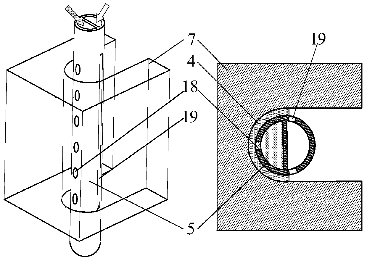 Double-channel tube electrode and its electrolytic cutting method