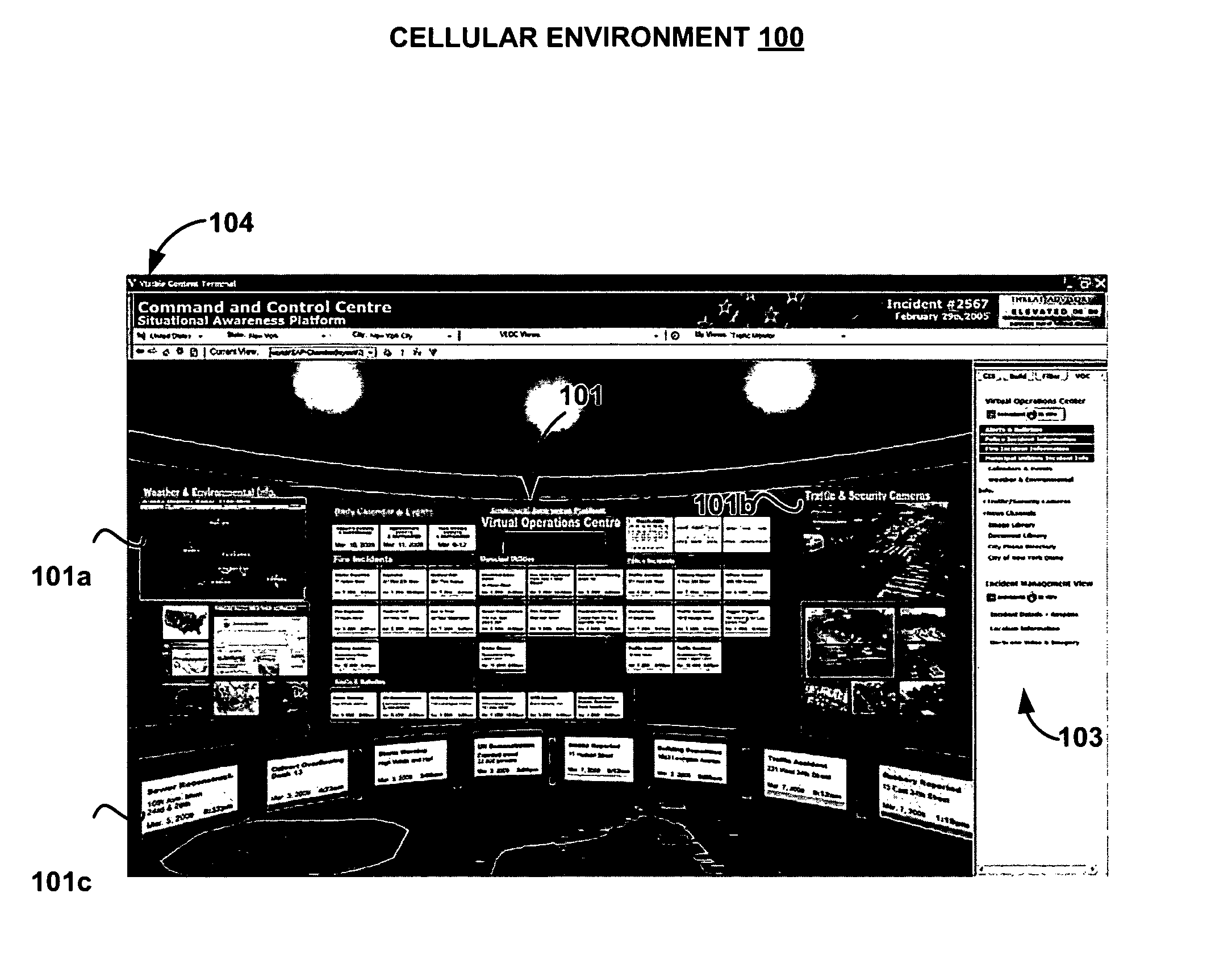 Cellular user interface